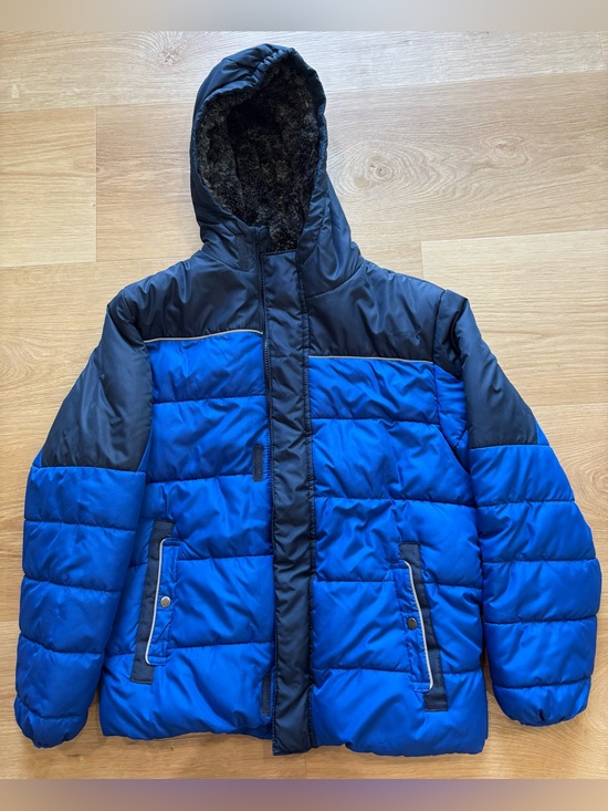 Swiss Tech Other - Boys Swiss Tech Blue Navy Kids Puffer Jacket with Hood.  Great shape size Large.